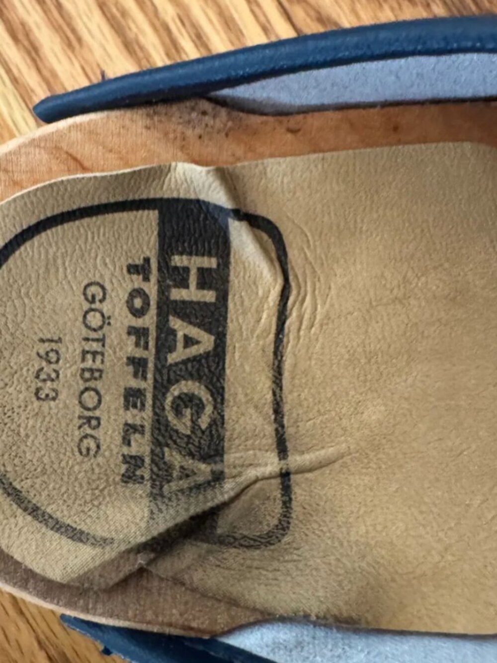 Haga Trätoffelfabrik Blue Clogs - Picture 3 of 4